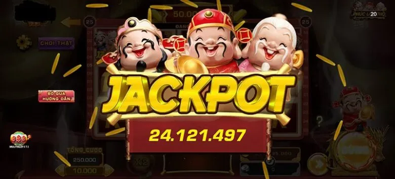 Nổ hũ Jackpot từ hệ thống Game slot Phúc Lộc Thọ tại Iwin