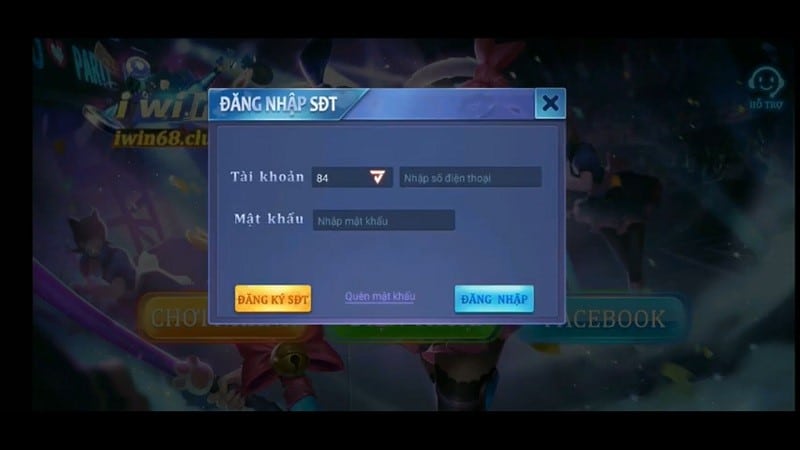 Đăng nhập Iwin68