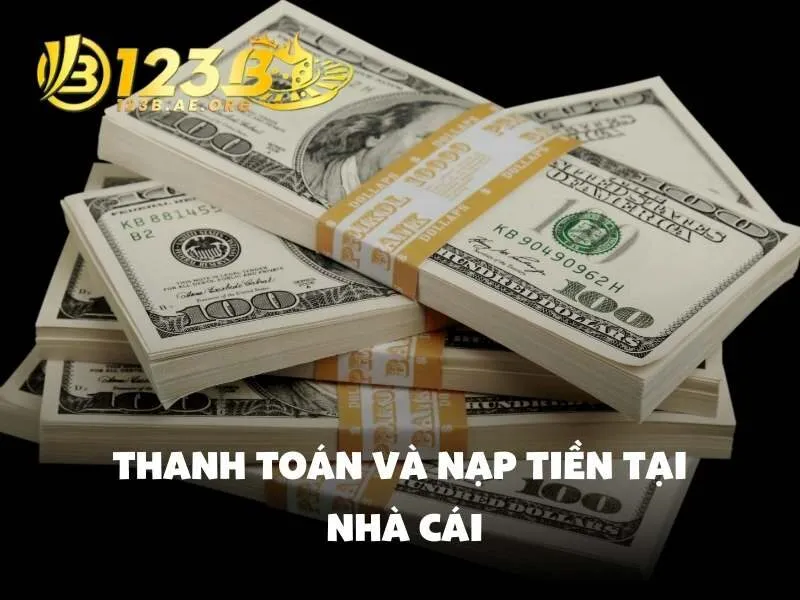 Thanh toán và nạp tiền tại nhà cái