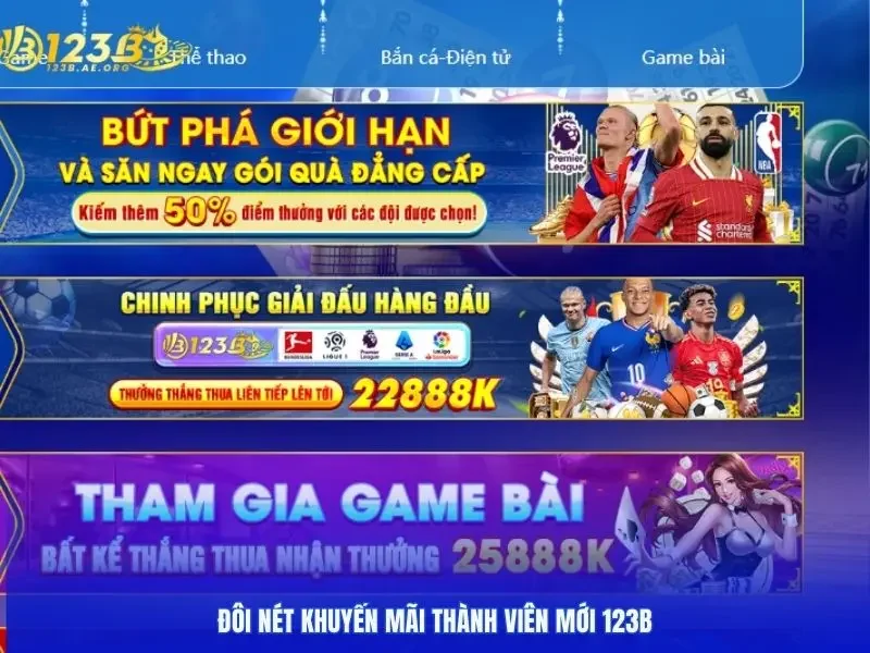 Đôi nét khuyến mãi thành viên mới 123B