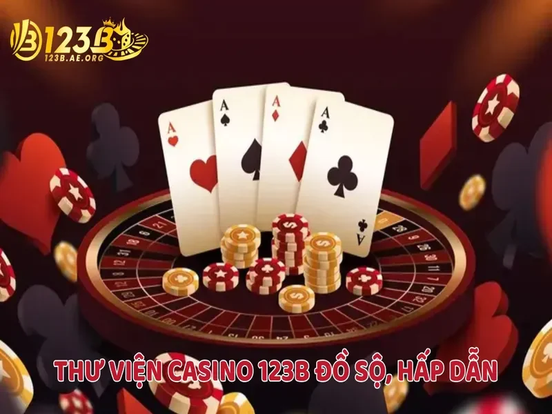 Thư viện Casino 123B đồ sộ, hấp dẫn