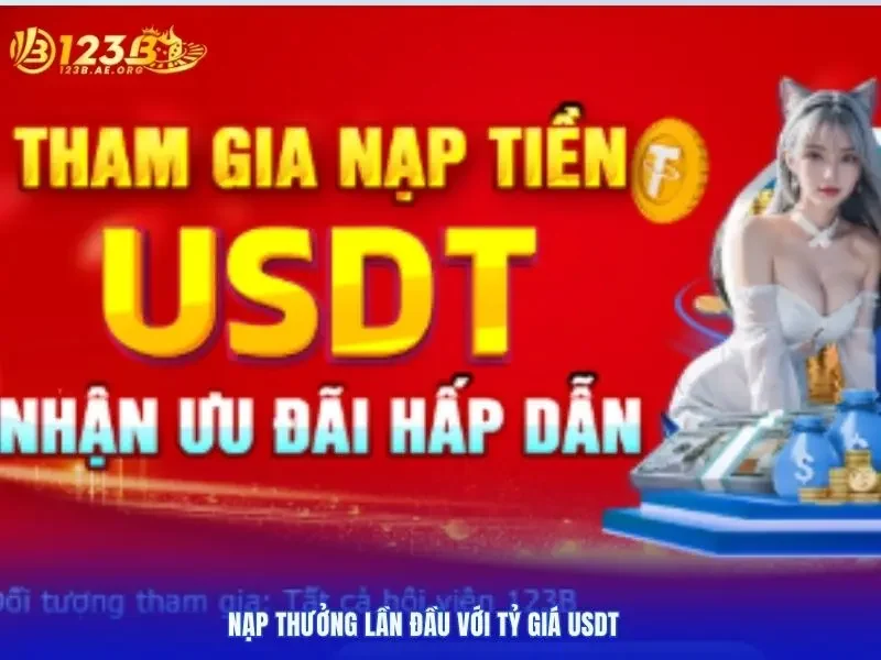 Nạp thưởng lần đầu với tỷ giá USDT